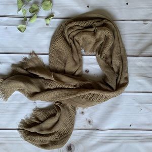 Brown Oversized Scarf